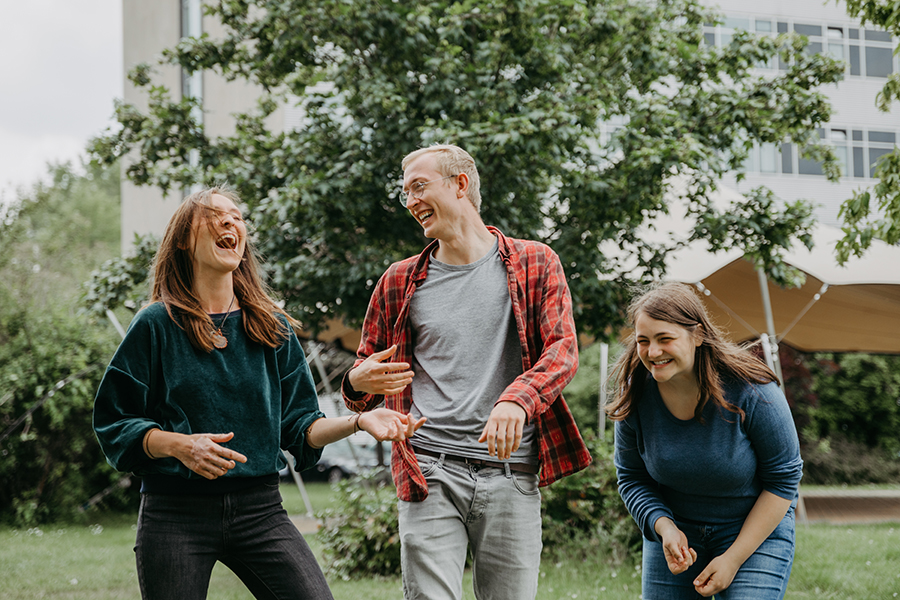 Anne-Kathrin Boldt, Gregor Buhse und Catherina-Pauline Kleinbauer von der Uni Magdeburg (c) Jana Dünnhaupt Anne-Kathrin Boldt, Gregor Buhse und Catherina-Pauline Kleinbauer von der Uni Magdeburg (c) Jana Dünnhaupt
